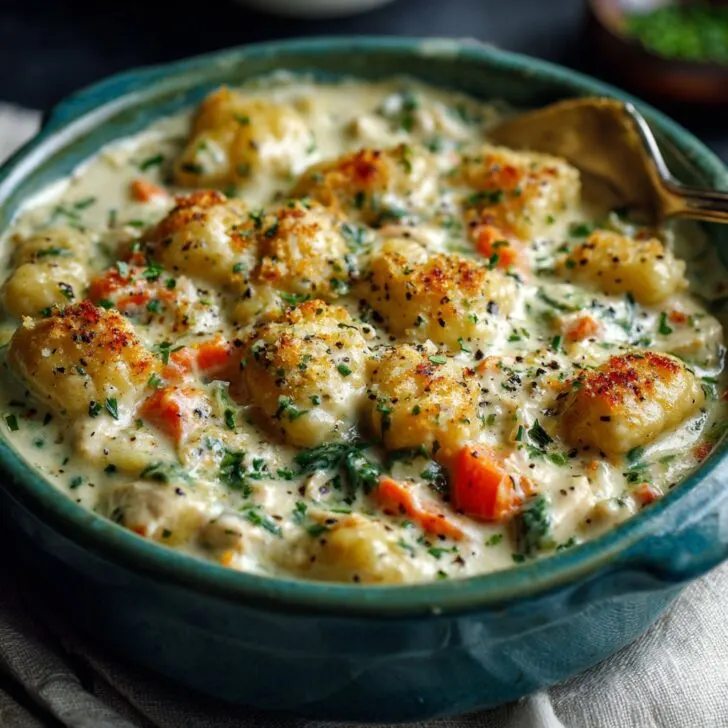 Creamy Chicken Gnocchi Pot Pie