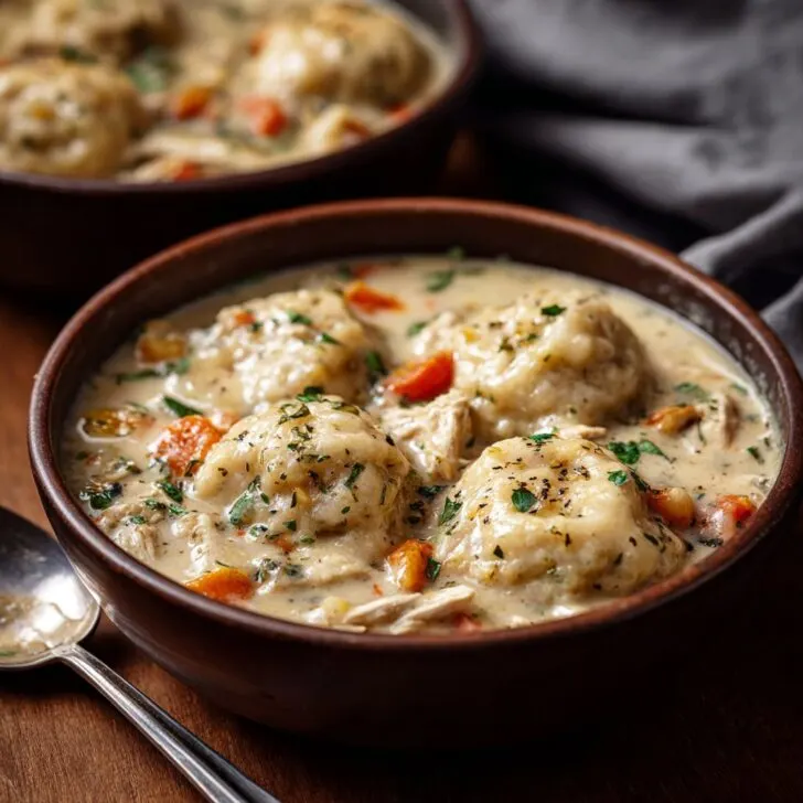 One Pot Chicken and Dumpling Soup