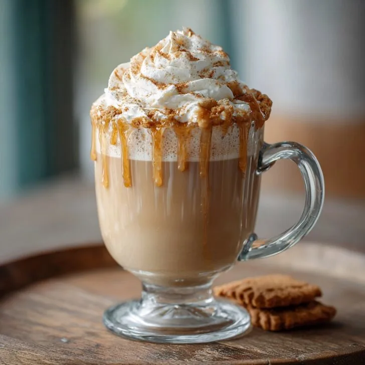 Whipped Biscoff Latte with Cinnamon