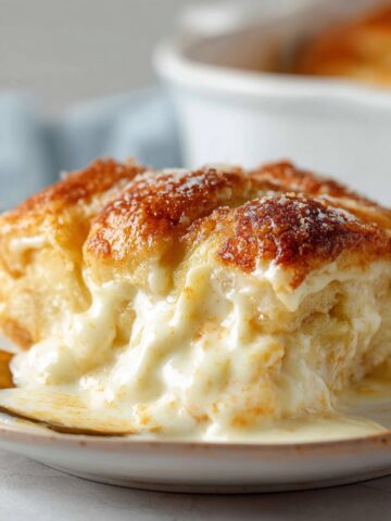 Creamy Cheesecake Crescent Roll Casserole