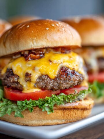Cheesy Crack Burgers (Low Carb)