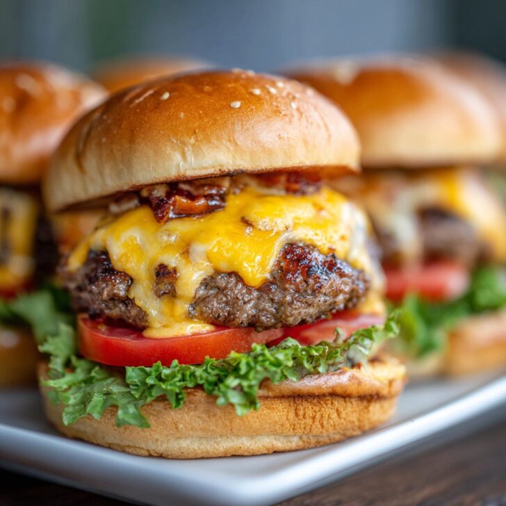 Cheesy Crack Burgers (Low Carb)