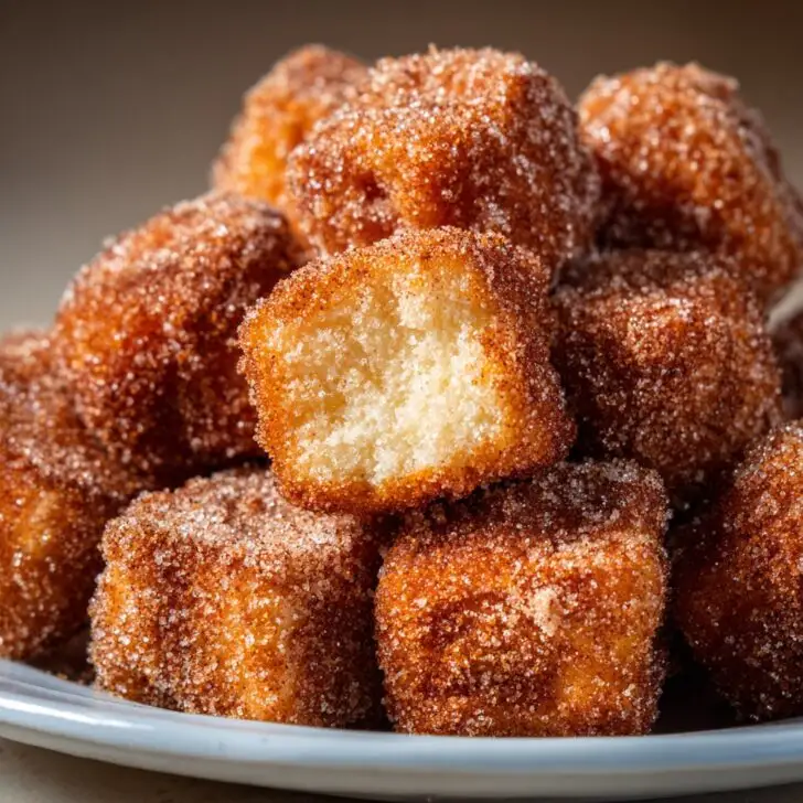 Churro Bites with Cinnamon Sugar Coating