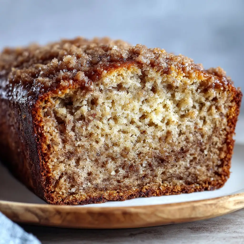 Cinnamon Crumb Banana Bread (Moist!) Cinnamon Crumb Banana Bread (Moist!)