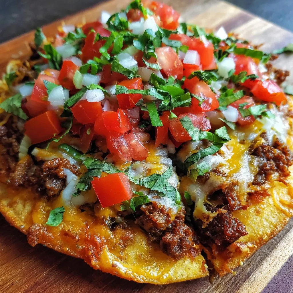Crispy Mexican Pizza (Taco Bell Style) Crispy Mexican Pizza (Taco Bell Style)
