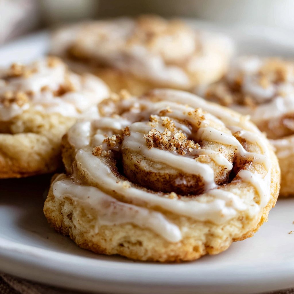 Soft Cinnamon Roll Cookies (Quick) Soft Cinnamon Roll Cookies (Quick)