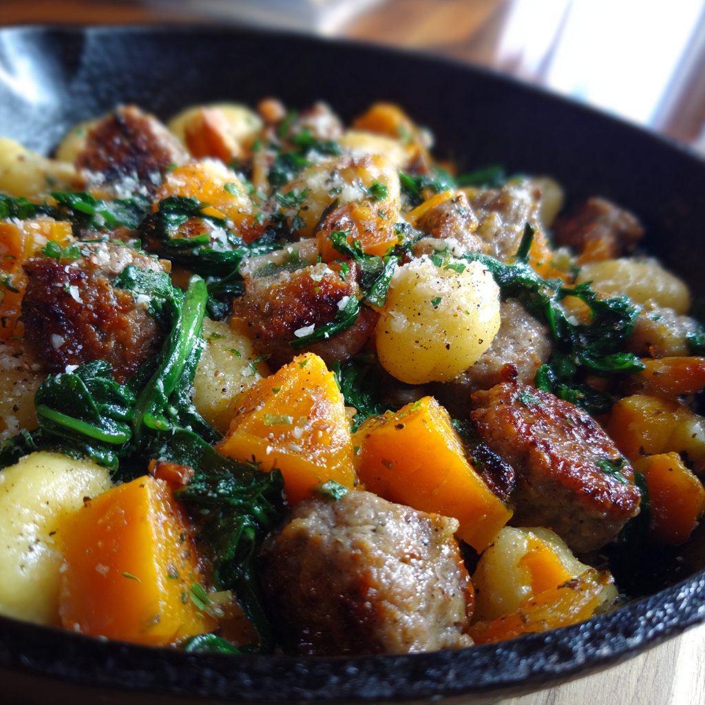 Sausage Gnocchi Butternut Skillet Sausage Gnocchi Butternut Skillet