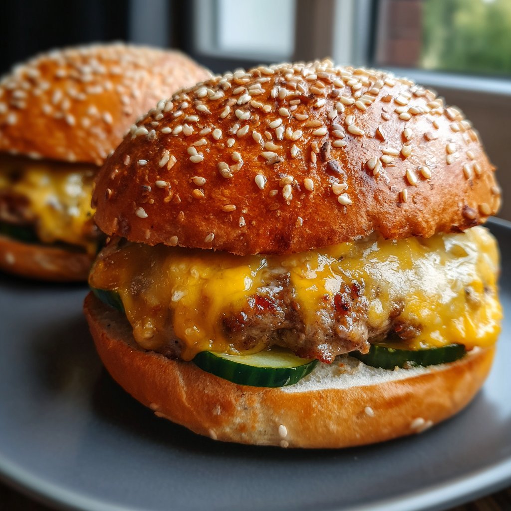 Cheesy Crack Burgers (Low Carb)