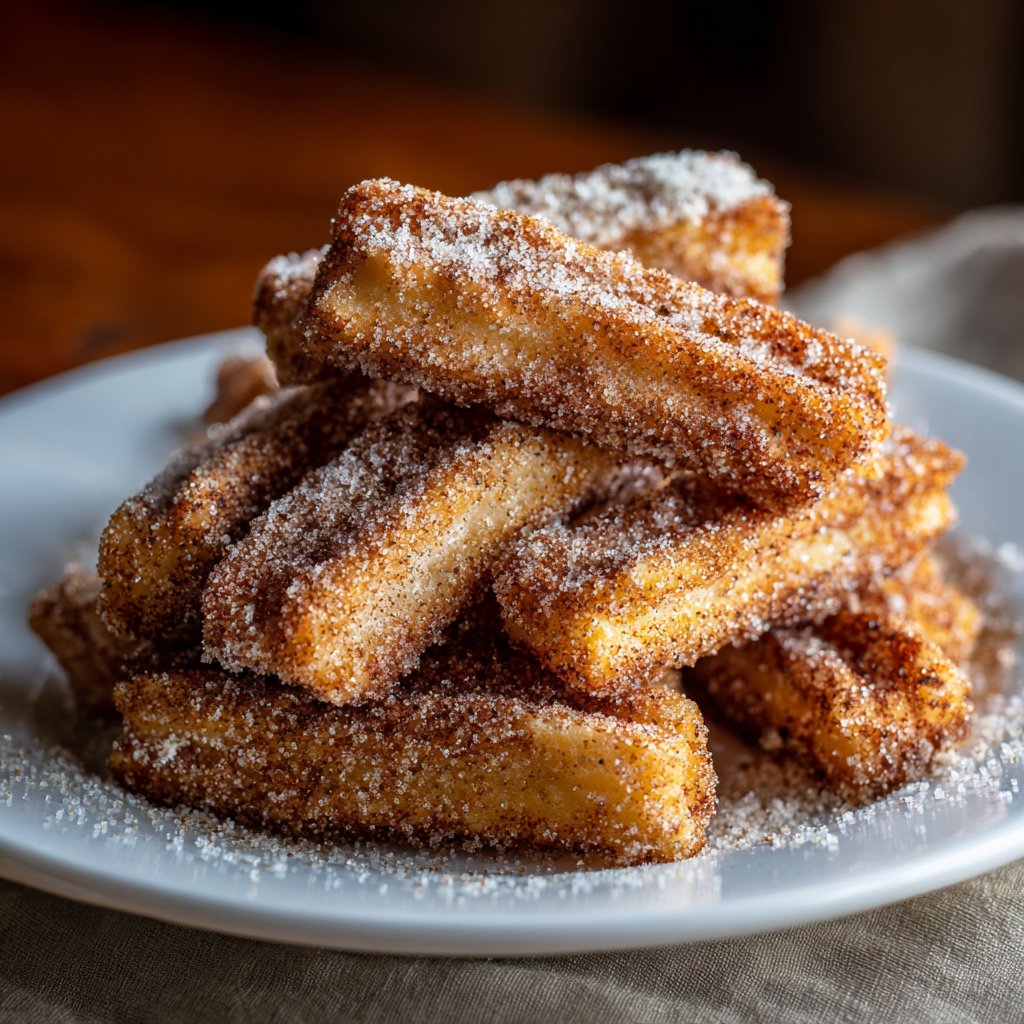 Churro Bites with Cinnamon Sugar Coating