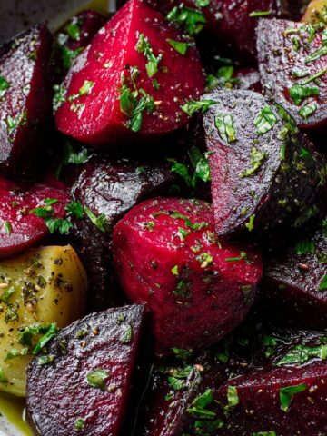Roasted Beets with Olive Oil and Herbs