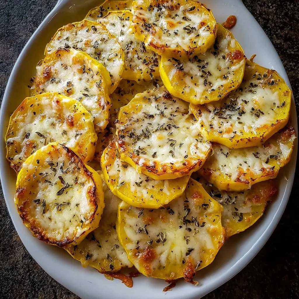 roasted thinly sliced cheesy squash roasted thinly sliced cheesy squash