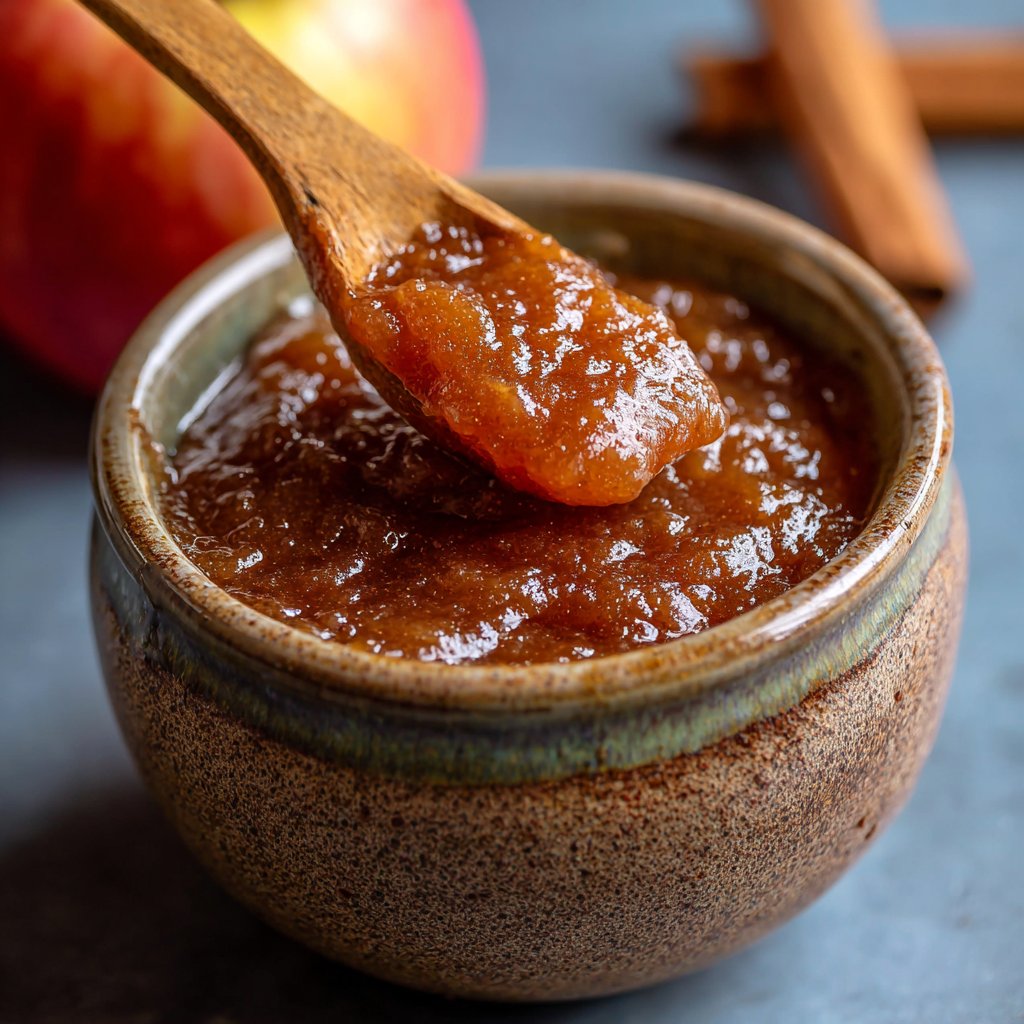 Slow Cooker Apple Butter with Cinnamon