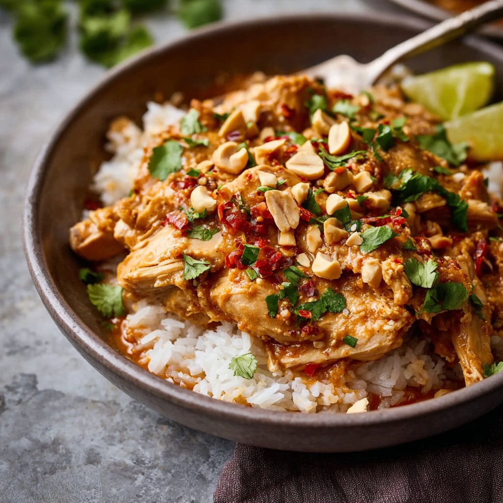 Slow Cooker Peanut Chicken Slow Cooker Peanut Chicken