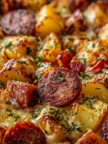 Smoked Sausage and Cheesy Ranch Potatoes