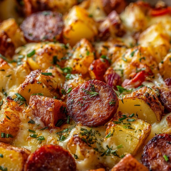 Smoked Sausage and Cheesy Ranch Potatoes