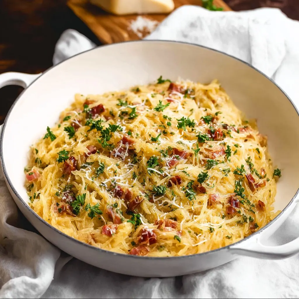 Spaghetti Squash Carbonara Spaghetti Squash Carbonara