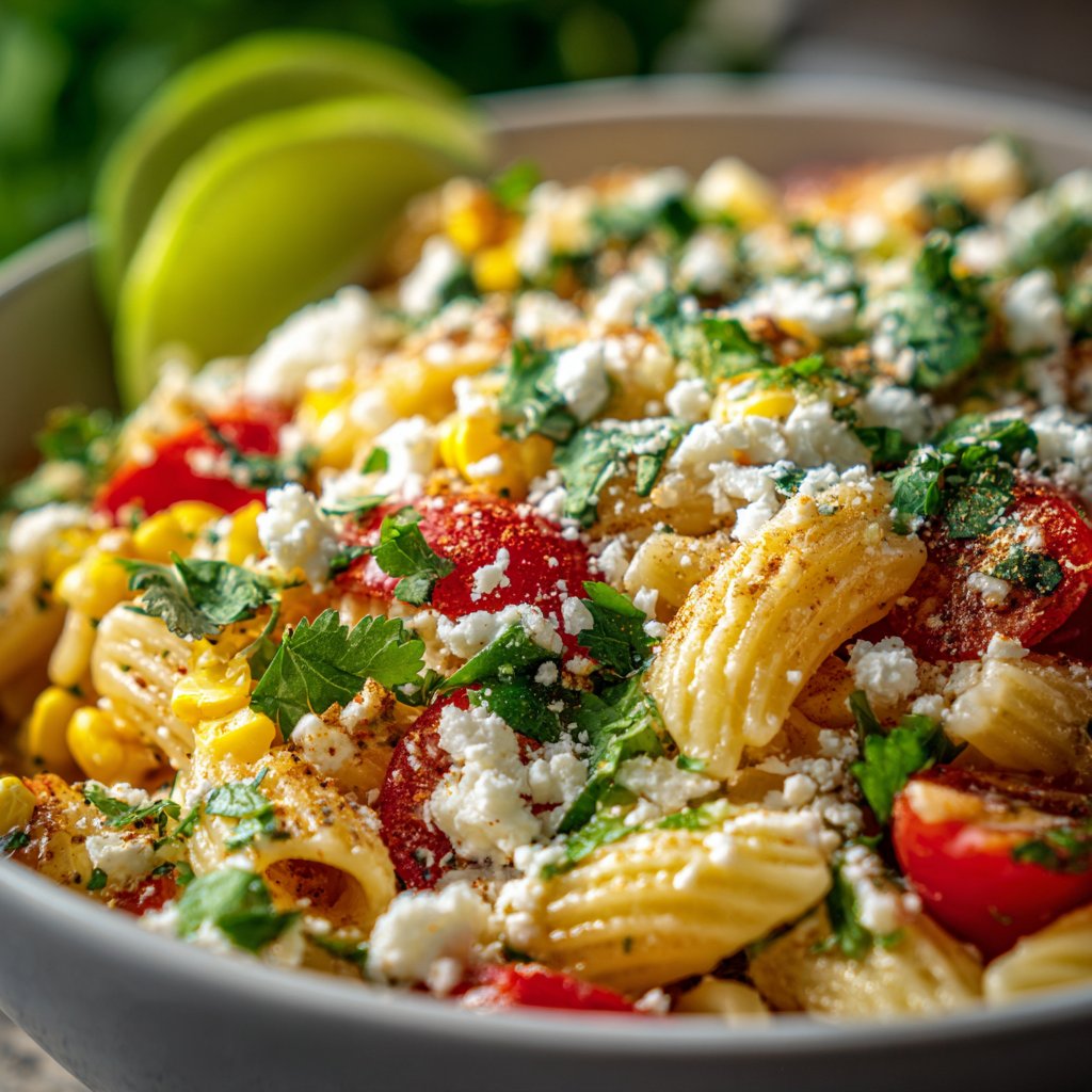 Street Corn Pasta Salad with Cotija Cheese Street Corn Pasta Salad with Cotija Cheese