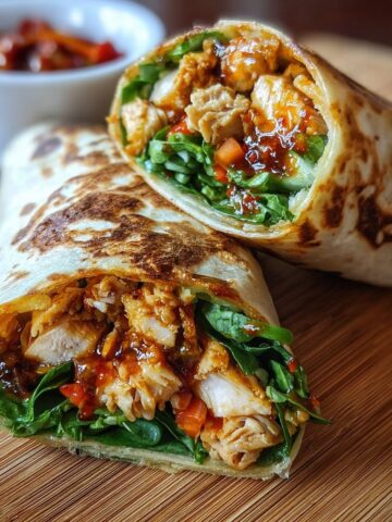 Sweet Chili Chicken Wraps