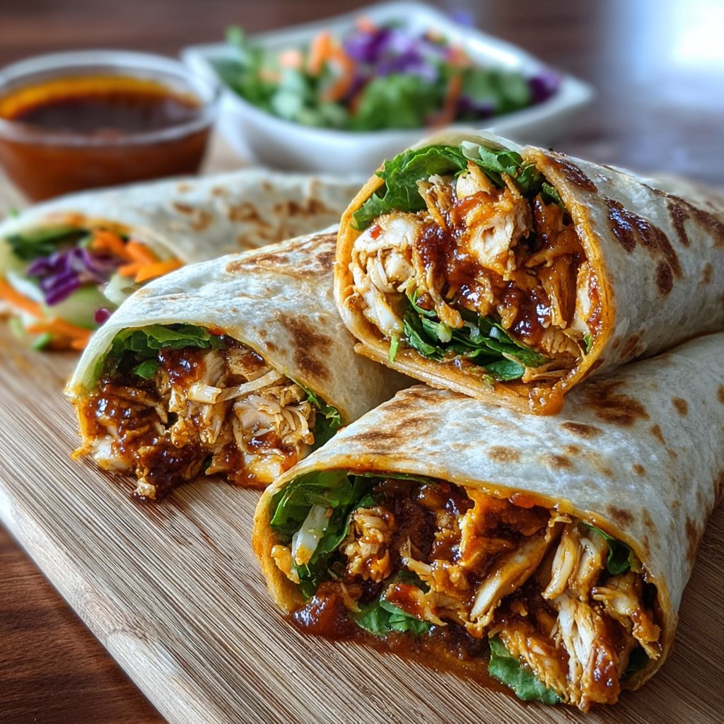 Sweet Chili Chicken Wraps Sweet Chili Chicken Wraps