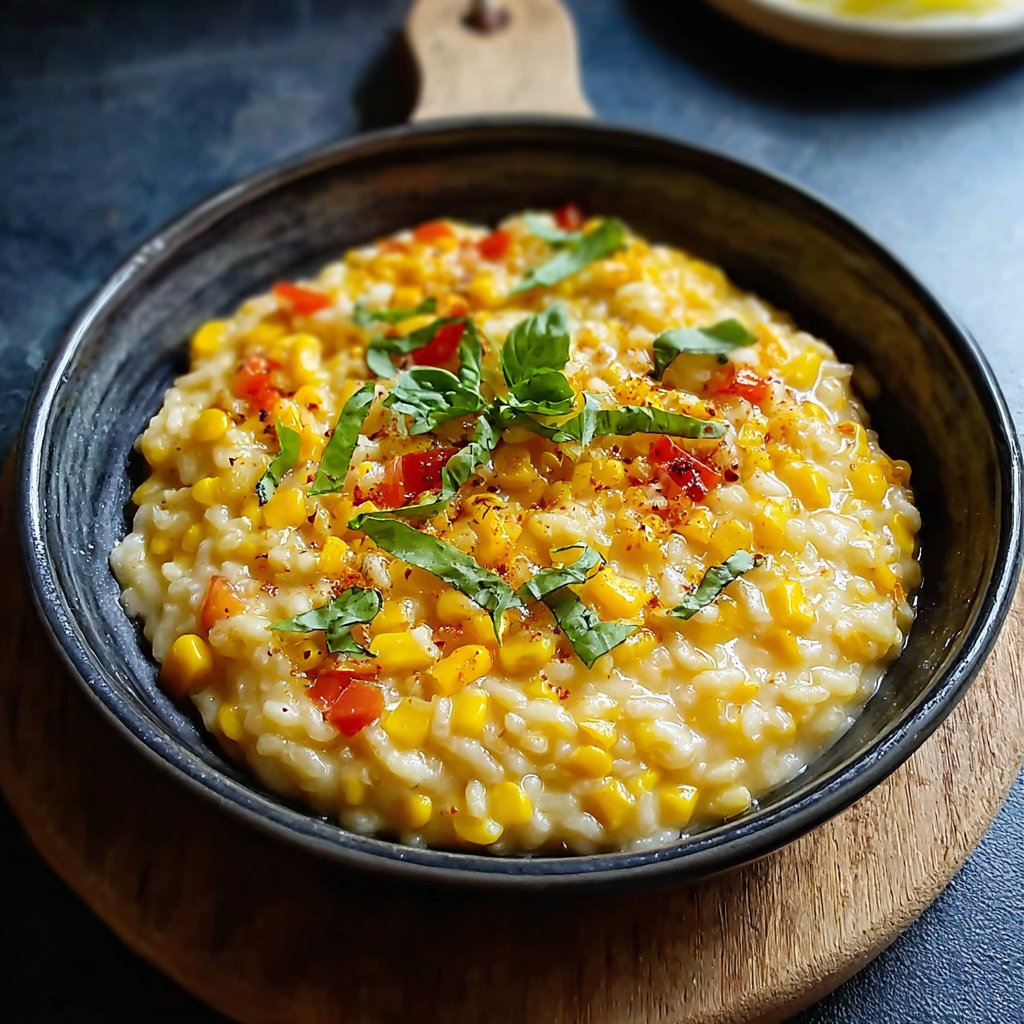 Sweet Corn Risotto