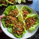 thai chicken lettuce wraps