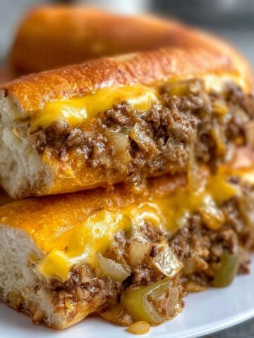 THE BEST Philly Cheesesteak Sloppy Joes Recipe