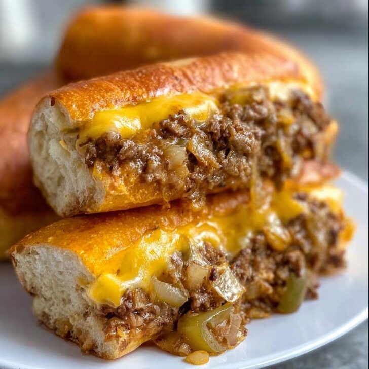 THE BEST Philly Cheesesteak Sloppy Joes Recipe