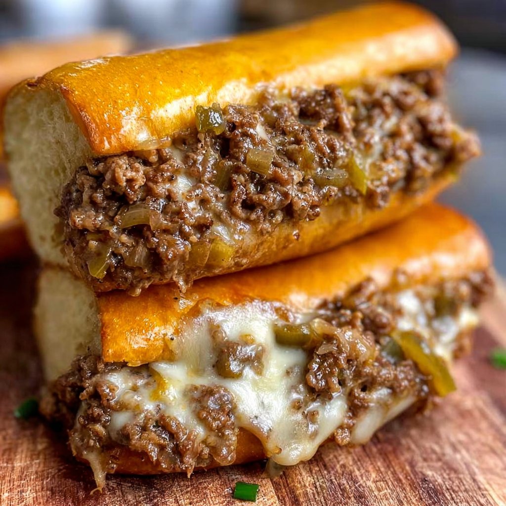 THE BEST Philly Cheesesteak Sloppy Joes Recipe THE BEST Philly Cheesesteak Sloppy Joes Recipe