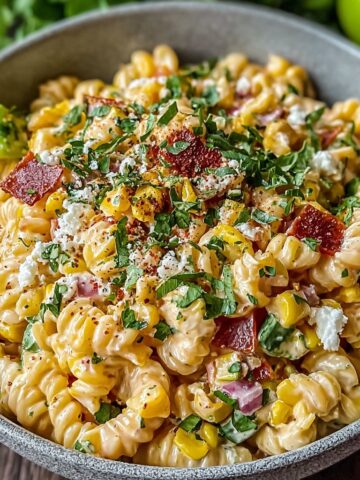 This Mexican Street Corn Pasta Salad is a must-try
