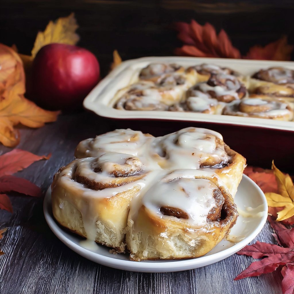 Warm Apple Cider Cinnamon Rolls with Browned Butter Icing Bliss Warm Apple Cider Cinnamon Rolls with Browned Butter Icing Bliss