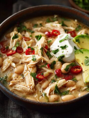White Chicken Chili for Chilly Nights