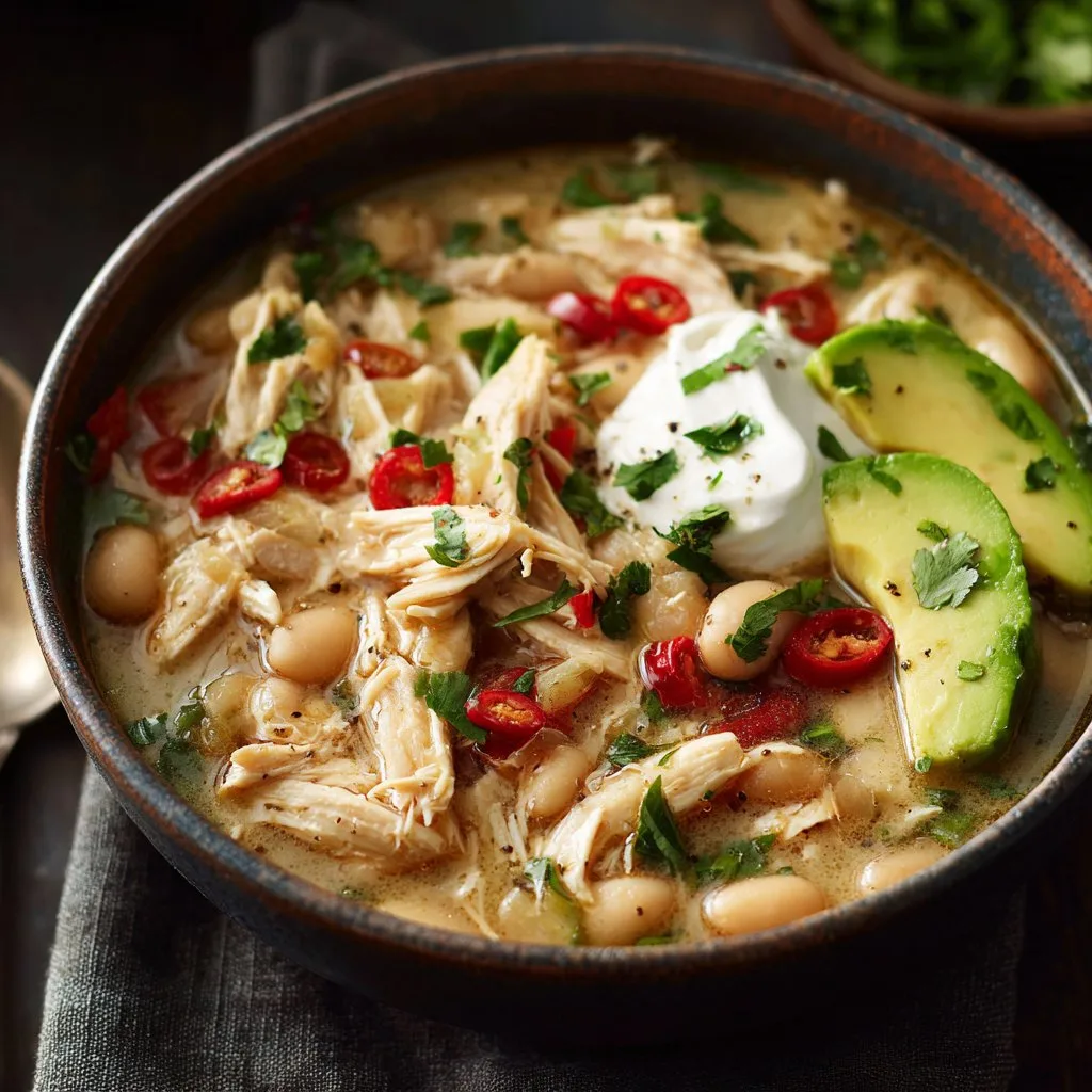 White Chicken Chili for Chilly Nights