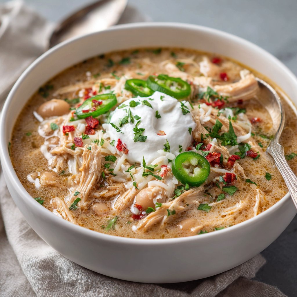 White Chicken Chili for Chilly Nights