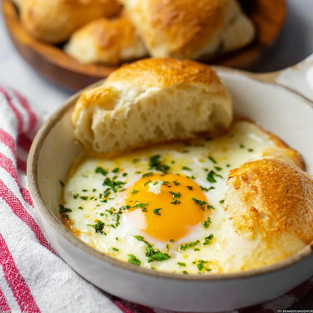 Baked French Eggs Baked French Eggs