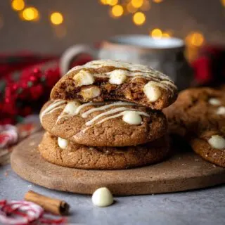 bakery gingerbread white chocolate cookies