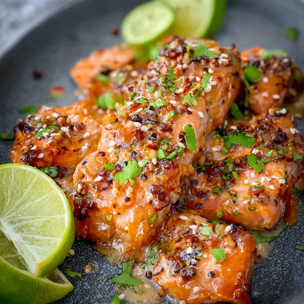 Bang Bang Salmon in Air Fryer