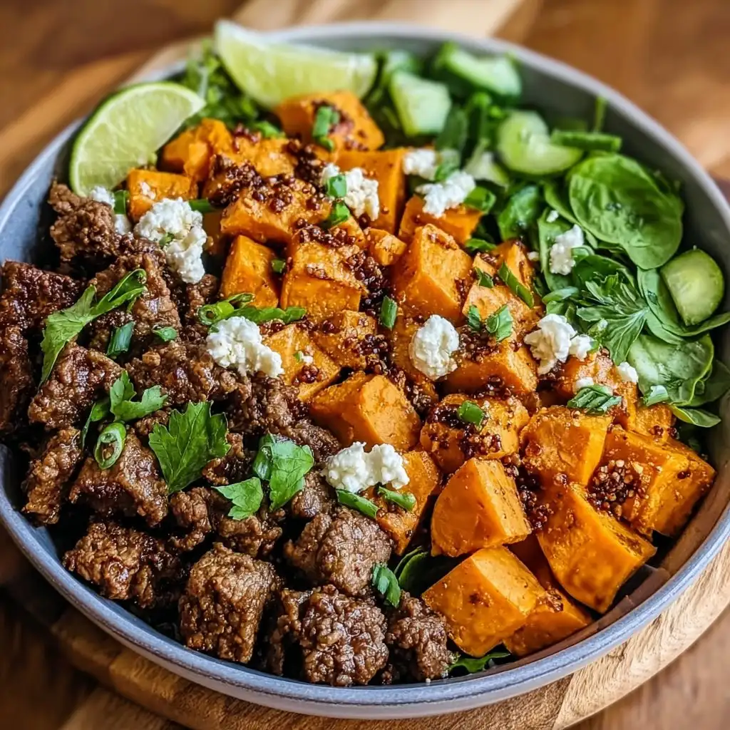 Beef and Sweet Potato Power Bowl Beef and Sweet Potato Power Bowl