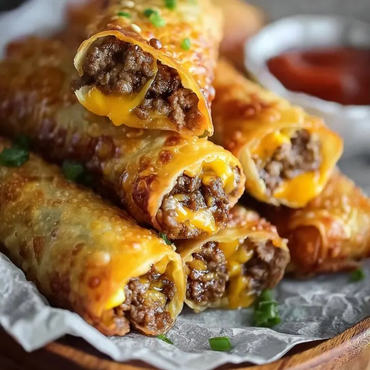 BEST RECIPE For Cheeseburger Egg Rolls