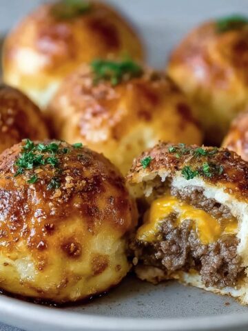 Best Recipe For Garlic Parmesan Cheeseburger Bombs