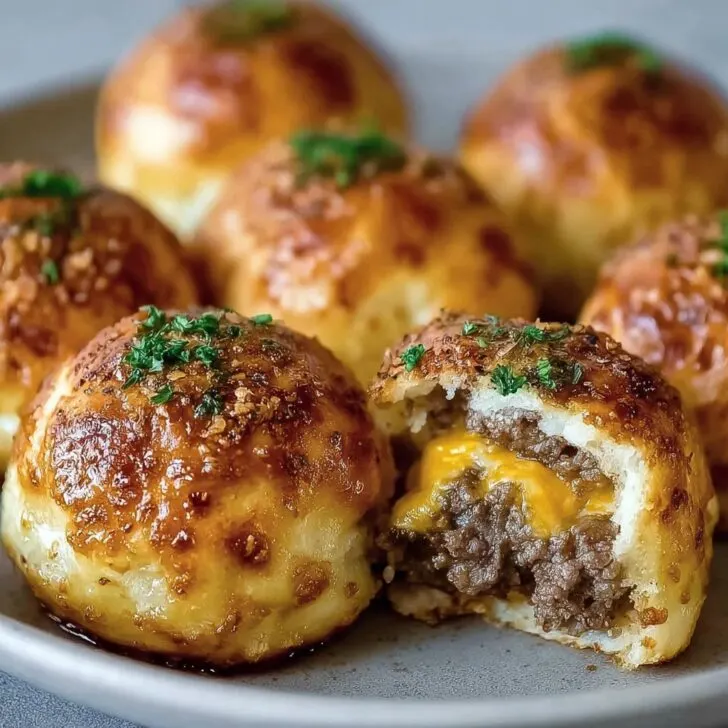 Best Recipe For Garlic Parmesan Cheeseburger Bombs