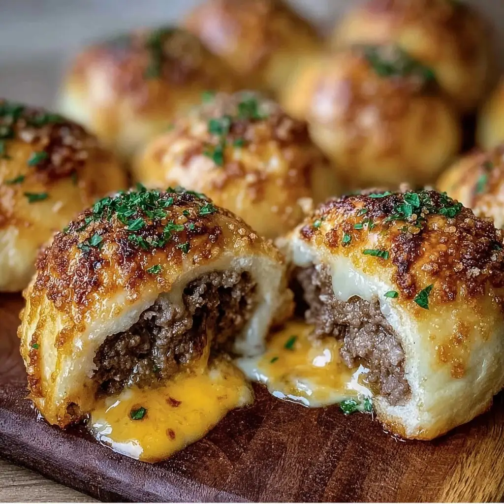 Best Recipe For Garlic Parmesan Cheeseburger Bombs