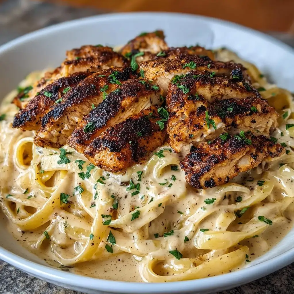 Blackened Cajun Chicken Alfredo Recipe Blackened Cajun Chicken Alfredo Recipe