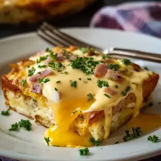 breakfast eggs benedict casserole