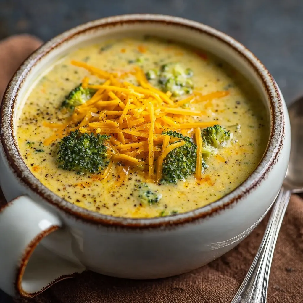 Broccoli Cheese Soup with Cheddar Broccoli Cheese Soup with Cheddar
