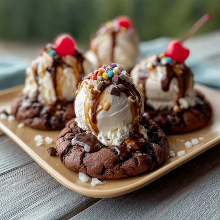 Brownie Sundae Cookies Recipe