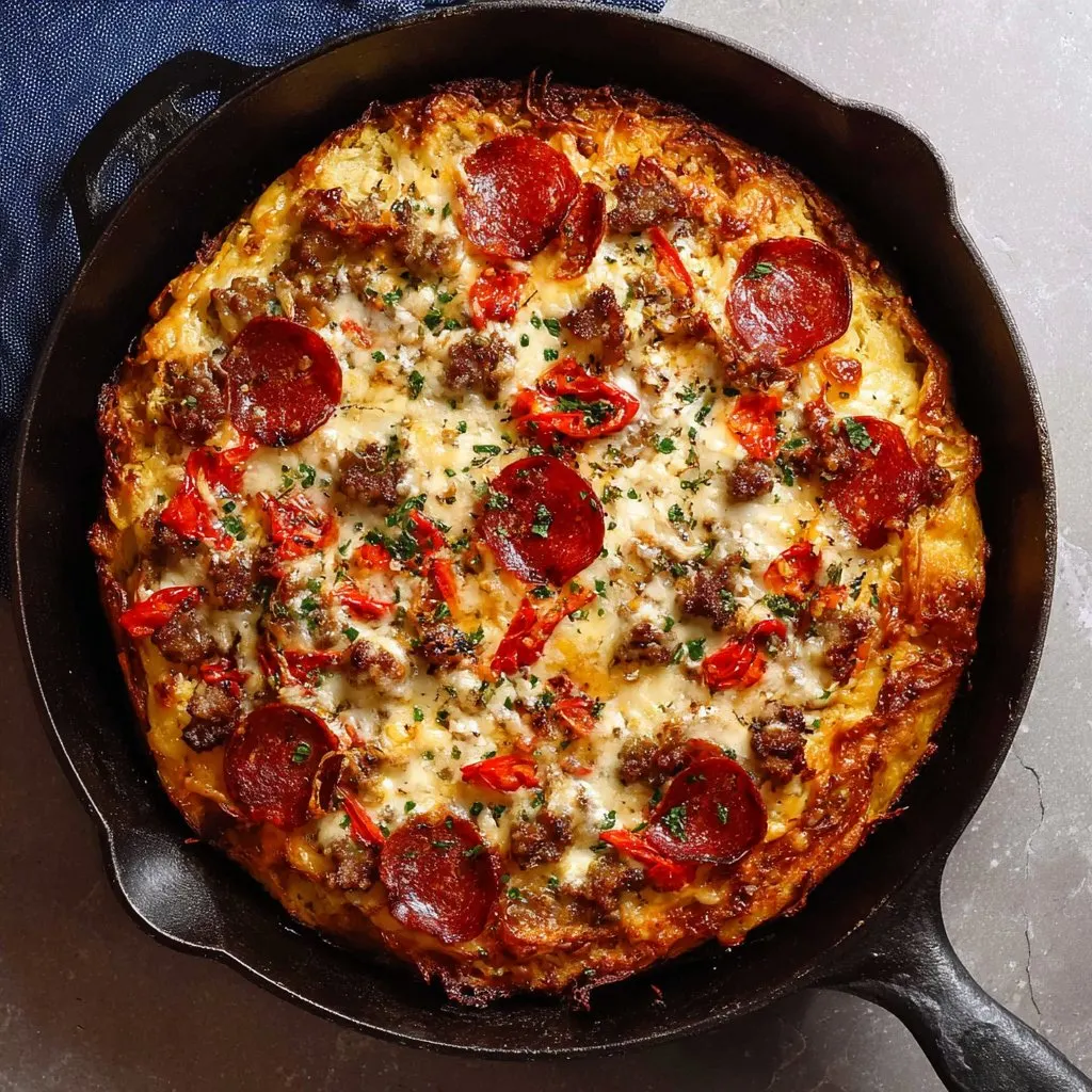 Cast Iron Skillet Pizza