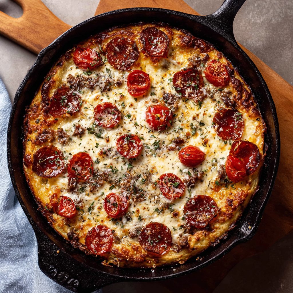 Cast Iron Skillet Pizza