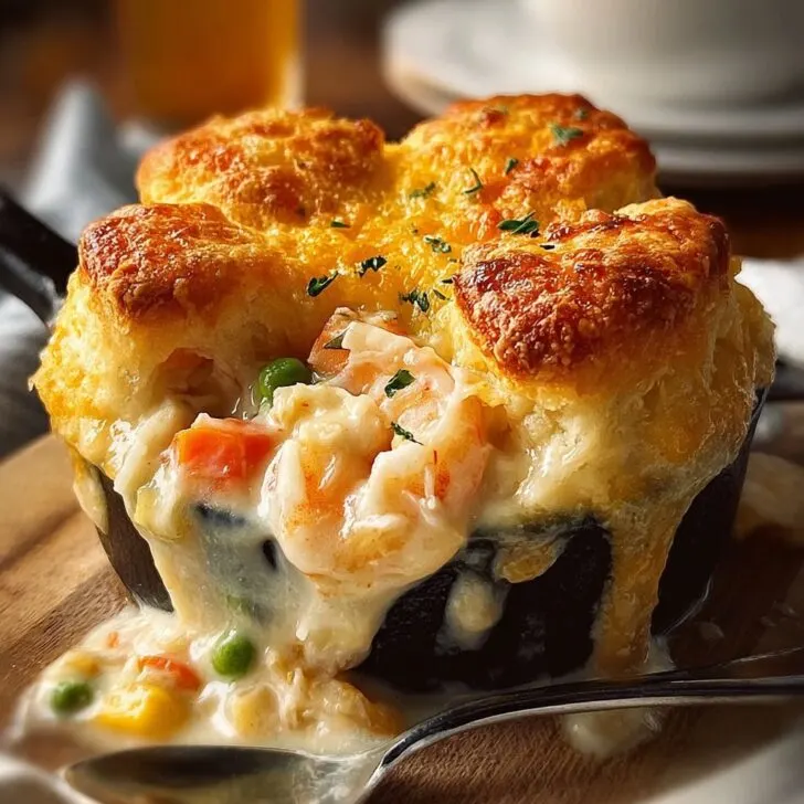 Cheddar Bay Biscuit Seafood Pot Pie Recipe