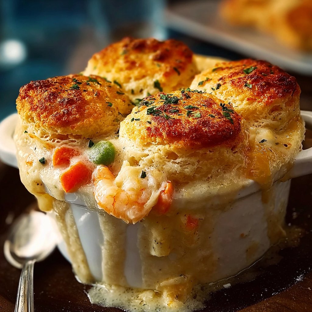 Cheddar Bay Biscuit Seafood Pot Pie Recipe