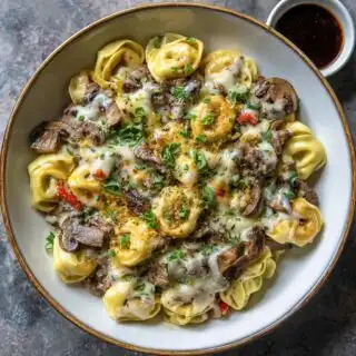 cheesesteak tortellini bliss